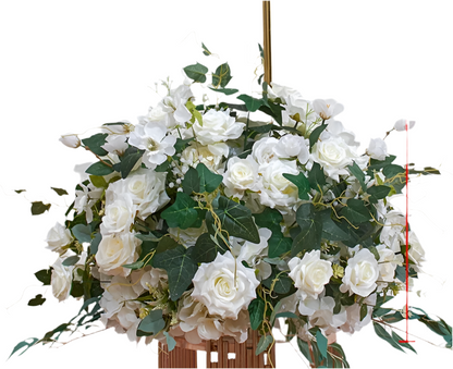 Composition de fleurs & chemin de fleurs Ma boutique