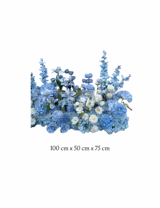 Composition de fleurs:  Thème « Blue » Ma boutique